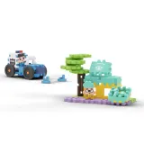 Конструктор Marioinex Mini Waffle CITY 905913 Полицейская машина и ювелирный магазин 80 деталей — фото 4