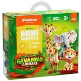 Конструктор Marioinex Mini Waffle 907085 Животные саванна 100 деталей арт. 907085 / Конструктор Мариоинекс — фото 1