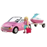 Playmobil 72123 x Barbie Кабриолет с гидроциклом 37 деталей — фото 2