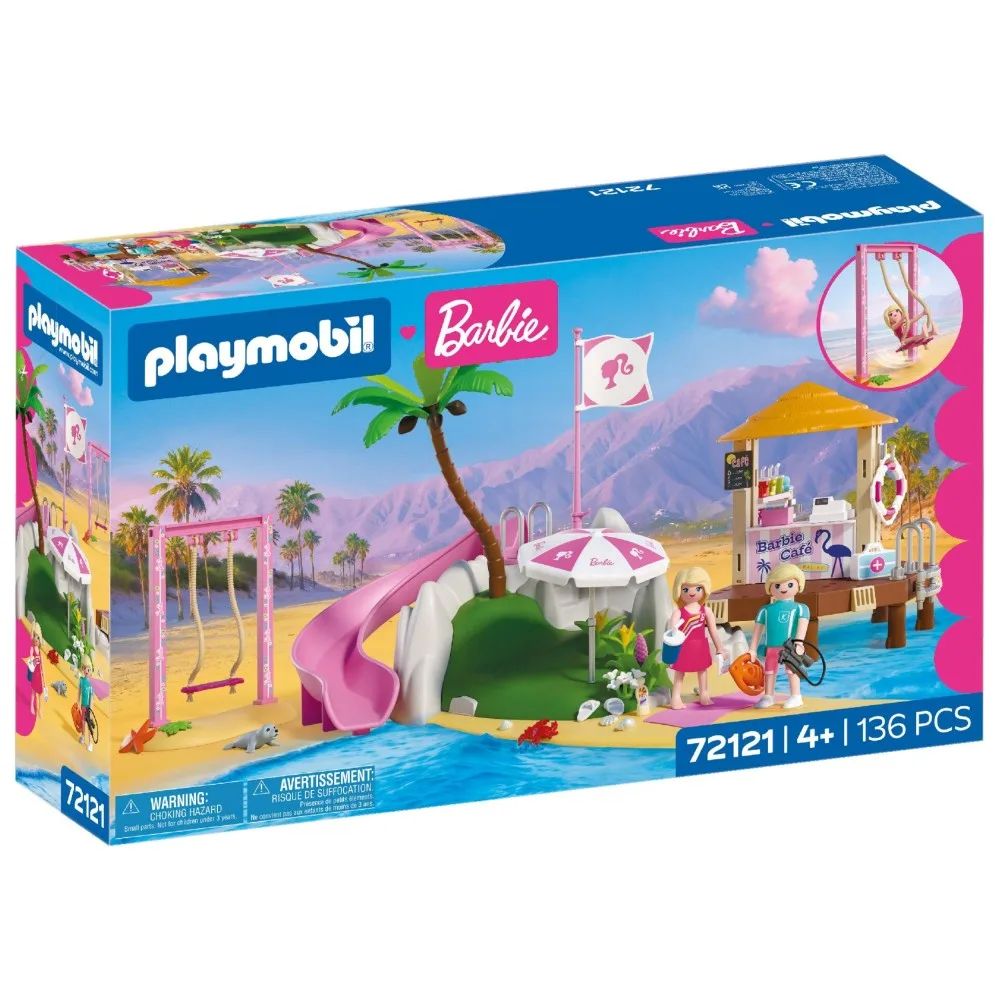 Playmobil 72121 x Barbie Кафе на пляже 136 деталей