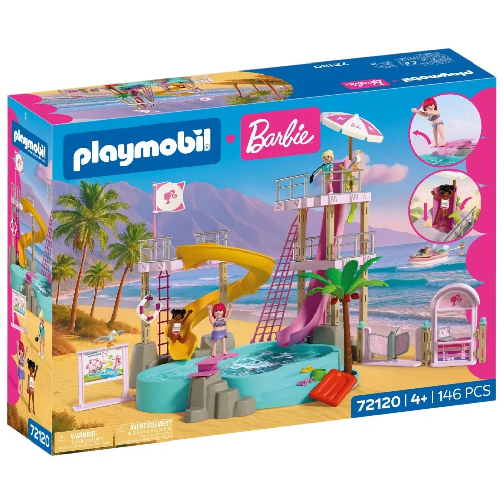 Playmobil 72120 x Barbie Аквапарк 146 деталей