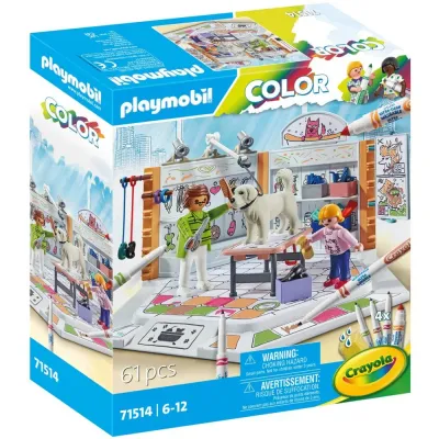 Playmobil Color 71514 Салон для собак 61 деталь