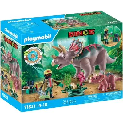 Playmobil Dinos 71821 Трицератопсы 29 деталей