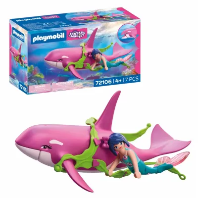 Playmobil Fantasy 72106 & Magic Косатка с русалкой 7 деталей