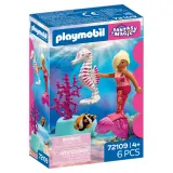 Playmobil Fantasy 72109 & Magic Русалка с морским коньком 6 деталей — фото 2