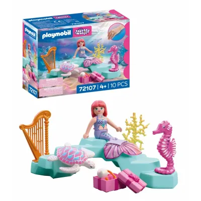 Playmobil Fantasy 72107 & Magic Русалка с подарком 10 деталей