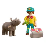 Игровой набор Playmobil 72025 «Лесной смотритель с носорогом» набор из 2 фигурок 72025 — фото 2