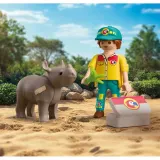 Игровой набор Playmobil 72025 «Лесной смотритель с носорогом» набор из 2 фигурок 72025 — фото 5