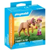 Игровой набор Playmobil 71887 «Девочка с пони» набор из 2 фигурок 71887 — фото 1