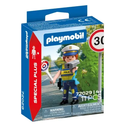 Игровая фигурка Playmobil 72029 «Полицейский с радаром» 72029