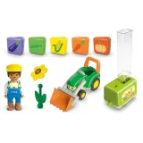 Playmobil Junior 71773 Трактор с сеялкой 11 деталей — фото 3
