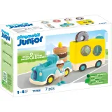 Playmobil Junior 71702 Весёлый грузовик с пончиками 7 деталей — фото 1