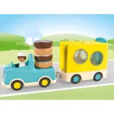 Playmobil Junior 71702 Весёлый грузовик с пончиками 7 деталей — фото 3