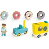 Playmobil Junior 71702 Весёлый грузовик с пончиками 7 деталей — фото 4