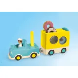 Playmobil Junior 71702 Весёлый грузовик с пончиками 7 деталей — фото 5