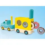 Playmobil Junior 71702 Весёлый грузовик с пончиками 7 деталей — фото 7