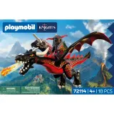 Playmobil Knights 72114 Чёрный дракон 18 деталей — фото 6