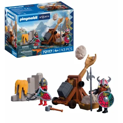 Playmobil Knights 72117 Катапульта рыцаря герба Лев 43 детали