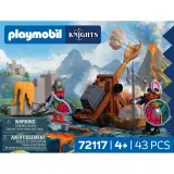 Playmobil Knights 72117 Катапульта рыцаря герба Лев 43 детали — фото 6