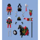 Playmobil Knights 72118 Предводитель рыцарей герба Дракон 25 деталей — фото 3