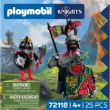 Playmobil Knights 72118 Предводитель рыцарей герба Дракон 25 деталей — фото 5