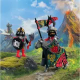 Playmobil Knights 72118 Предводитель рыцарей герба Дракон 25 деталей — фото 6