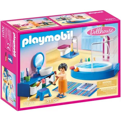 Playmobil 70211 Ванная комната с ванной 51 деталь