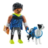 Playmobil 71740 my Life Бегун с бордер-колли 7 деталей — фото 2