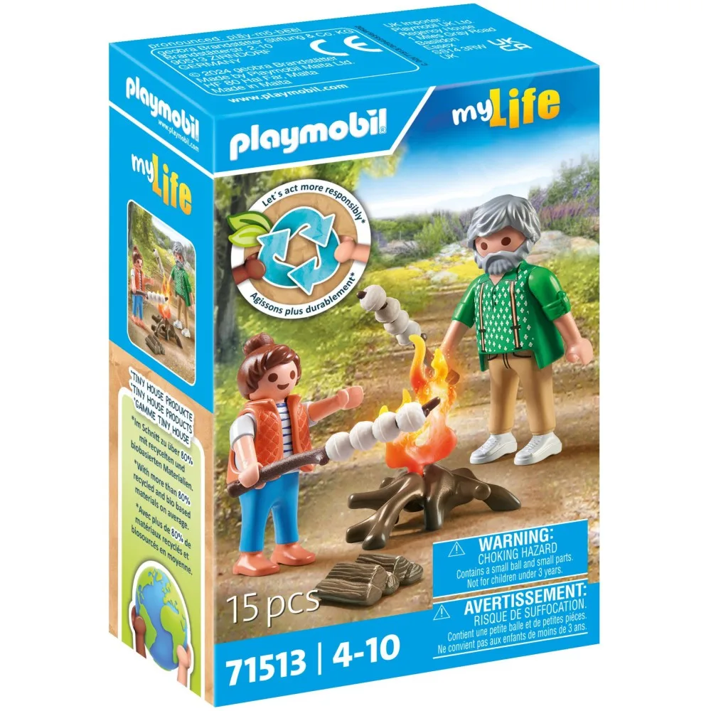 Playmobil 71513 my Life Костёр с зефиром 15 деталей