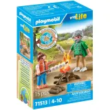 Playmobil 71513 my Life Костёр с зефиром 15 деталей — фото 1
