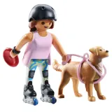 Playmobil 71739 my Life Скейтбордистка с ретривером 12 деталей — фото 2