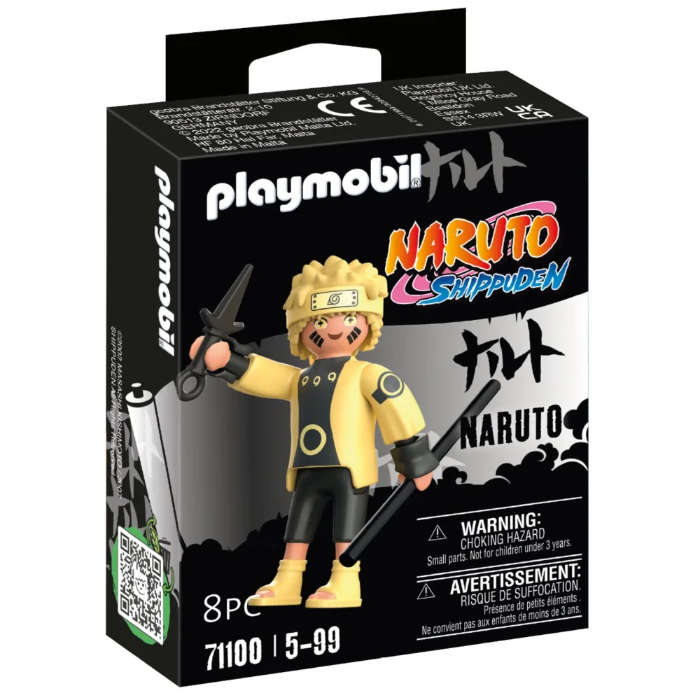 Playmobil Naruto Shippuden 71100 Фигурка Наруто с аксессуарами 8 деталей