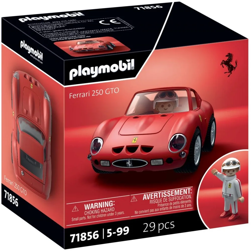 Игровой набор Playmobil 71856 Спортивный автомобиль Ferrari 250 GTO 71856 29 деталей