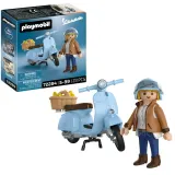 Игровой набор Playmobil 72284 Мотороллер Vespa 80 лет Iconic Style 72284 23 детали — фото 1