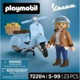 Игровой набор Playmobil 72284 Мотороллер Vespa 80 лет Iconic Style 72284 23 детали — фото 6