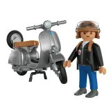 Игровой набор Playmobil 72282 Мотороллер Vespa 80 лет Original Style 72282 18 деталей — фото 2