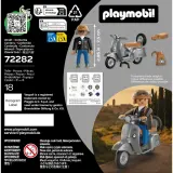 Игровой набор Playmobil 72282 Мотороллер Vespa 80 лет Original Style 72282 18 деталей — фото 3