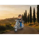 Игровой набор Playmobil 72282 Мотороллер Vespa 80 лет Original Style 72282 18 деталей — фото 6