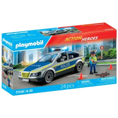 Игровой набор Playmobil 71729 Полицейская патрульная машина 71729 24 детали