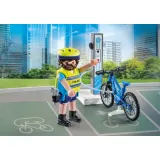 Игровой набор Playmobil 71732 Велопатруль полиции 71732 15 деталей — фото 4