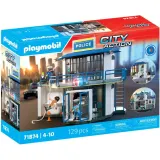 Игровой набор Playmobil 71874 Полицейский участок с комнатой для допросов 71874 129 деталей — фото 1