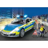 Игровой набор Playmobil 70067 Полицейский автомобиль Porsche 911 Carrera 4S свет и звук 70067 36 деталей — фото 3