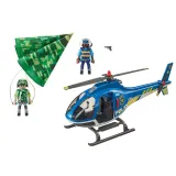 Игровой набор Playmobil 70569 Полицейский вертолёт Побег с парашютом 70569 19 деталей — фото 2