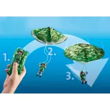 Игровой набор Playmobil 70569 Полицейский вертолёт Побег с парашютом 70569 19 деталей — фото 4