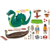Игровой набор Playmobil 71830 Викинг с морским чудовищем 71830 40 деталей — фото 3