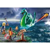 Игровой набор Playmobil 71830 Викинг с морским чудовищем 71830 40 деталей — фото 4