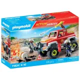 Игровой набор Playmobil 71824 Пожарная машина 71824 68 деталей — фото 1