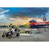 Игровой набор Playmobil 70832 Воздушное каскадёрское шоу Реактивный самолёт Орёл 70832 45 деталей — фото 8