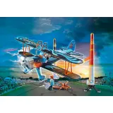 Игровой набор Playmobil 70831 Воздушное каскадёрское шоу Биплан Феникс 70831 45 деталей — фото 3