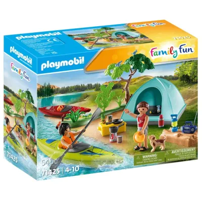 Игровой набор Playmobil 71425 Кемпинг в палатке Family Fun 71425 54 детали